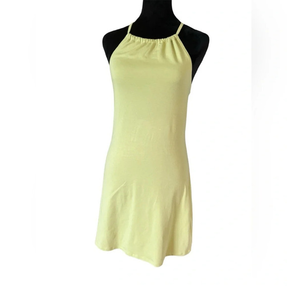 Hollister Green Halter Neck Mini Dress, Size Small - NWT - Picture 1 of 6